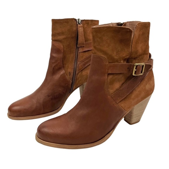 GARNET HILL Riley Heeled Buckle Boots - Picture 5 of 13